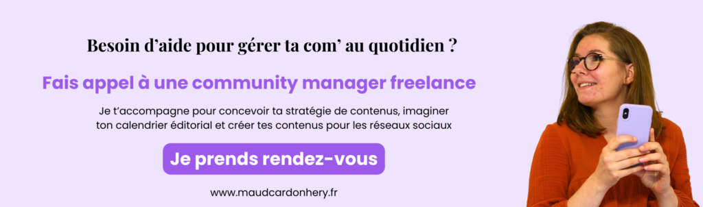 bannière carte violette - community management à la carte