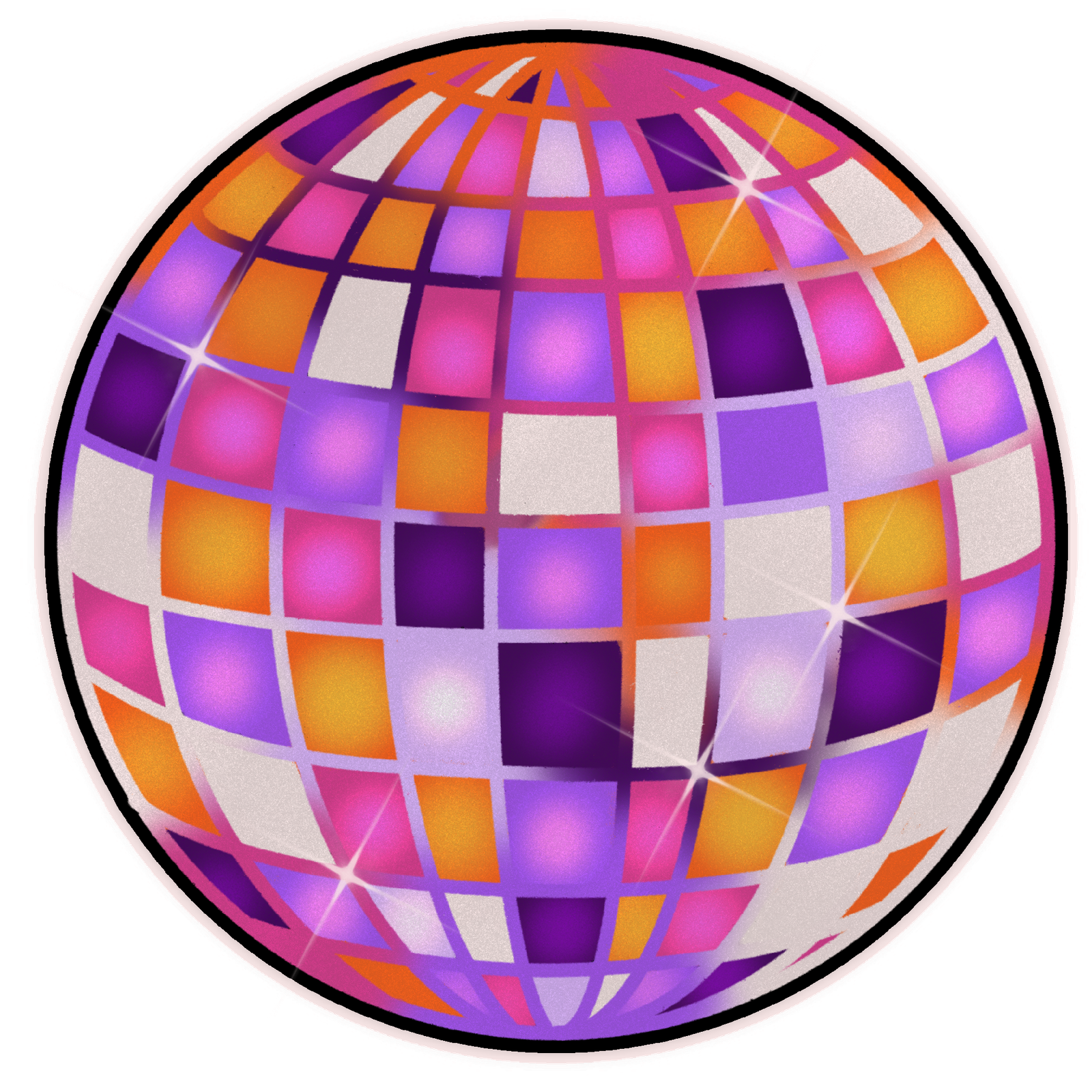 discoball sticker maud