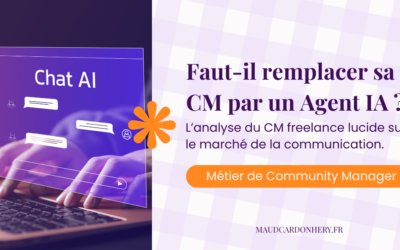 Être Community Manager en 2026 : faut-il remplacer sa Community Manager par un agent d’intelligence artificielle ?